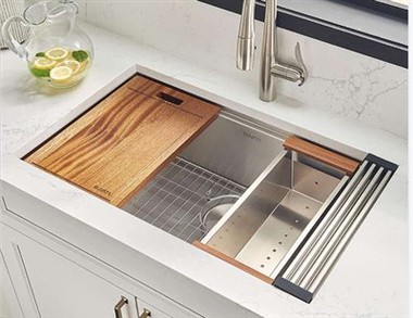 Franta Stainless Steel Sinks Innovative Development Txaus siab rau tsoomfwv c...